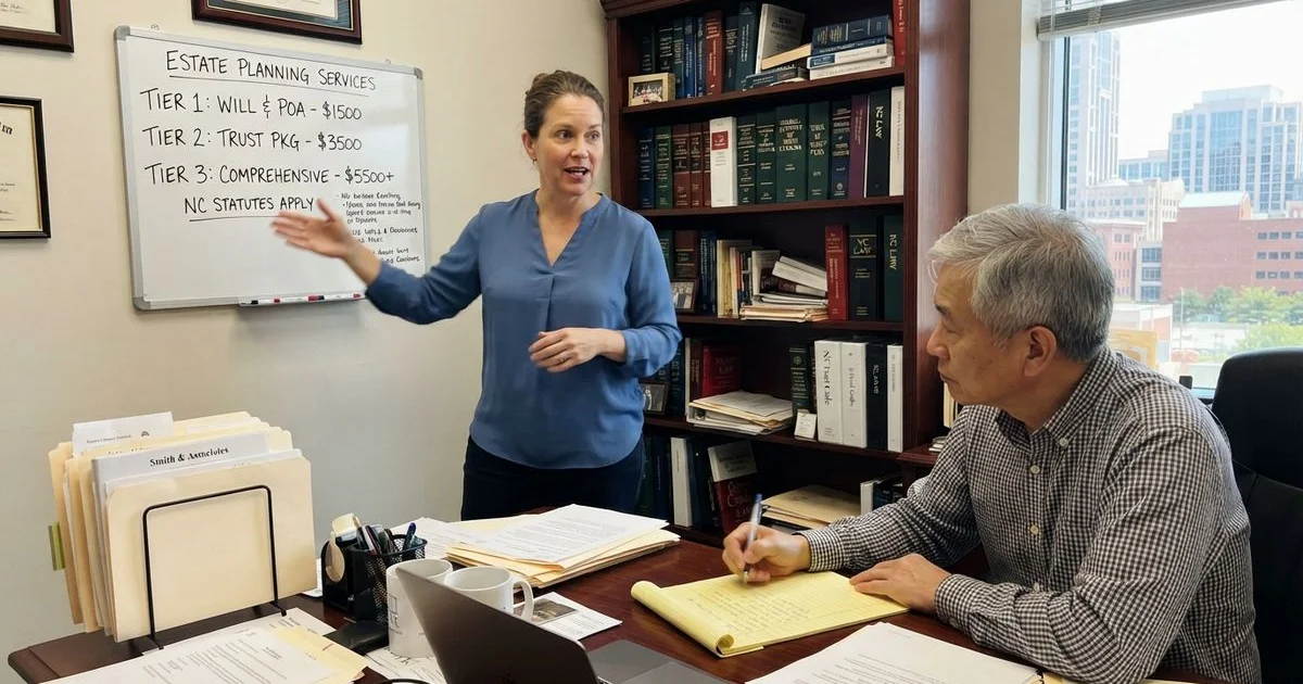 What estate planning costs in North Carolina